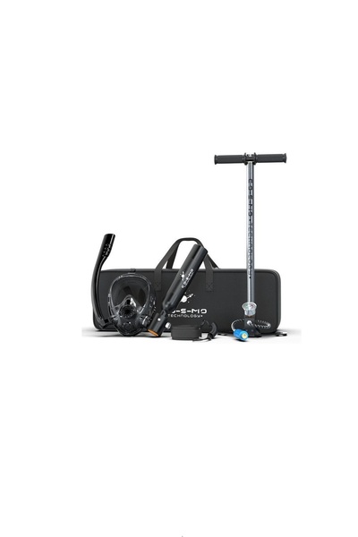 Cosmo Taşınabilir Dalış Seti – Doldurulabilir Mini Tüp ve Şnorkel Maskesi