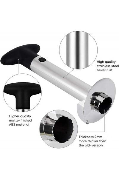 Rissa Pineapple Slicer, Steel, Silver