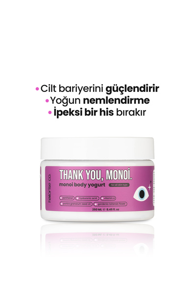 Halorise co. Monoi Body Yogurt Onarıcı Vücut Nemlendirici – 250ml