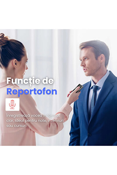 Vala Tech Player Mp4 Mp3 Vala Tech®️ 64GB, Ecran TFT 2.4”, Sunet HiFi, Bluetooth, Radio FM, Reportofon, D