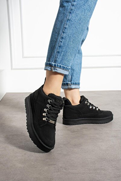 L.A Polo Siyah Süet Kadın Bot