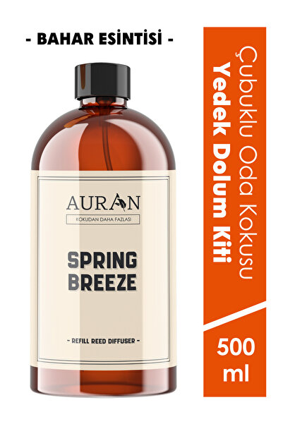 AURAN Bahar Esintisi Çubuklu Oda ve Ortam Kokusu Yedek Dolum Kiti Yedek Şişe Spring Breeze Refill 500ml