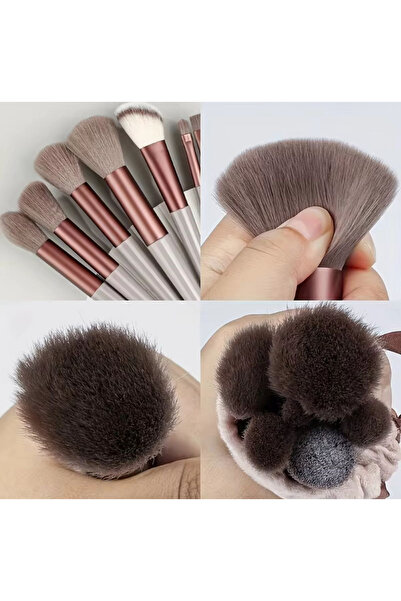 ROWENAROSE 22 Parça Yüksek Kaliteli Fırçalar ve Güzellik Süngerleri Çantalı Fırça Seti