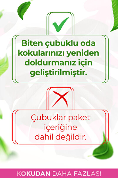 AURAN Mango & Karpuz Çubuklu Oda ve Ortam Kokusu Yedek Dolum Kiti Yedek Şişe Refill 250ml