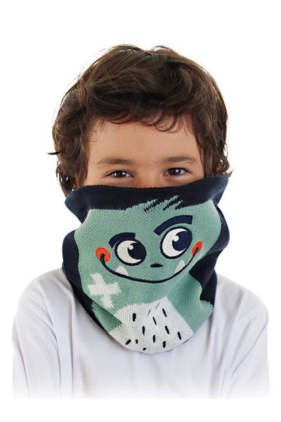 Denokids Guler pentru gât pentru băiat Monster