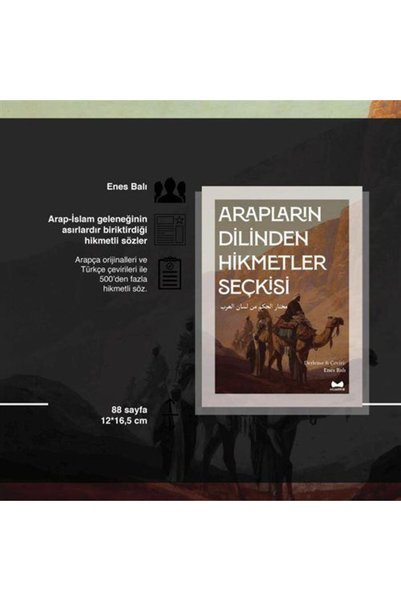 Muarrib Arapların Dilinden Hikmetler Seçkisi, Arapça-Türkçe