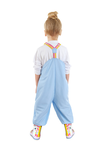 Denokids بذلة المطر المقاومة للماء للفتيات المزهرة