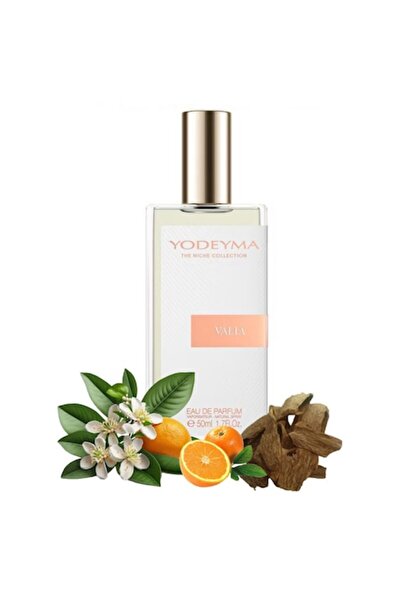 Yodeyma Apa de parfum Valia pentru femei, mandarina, floare de portocal, lemn de Akigala, 50 ml