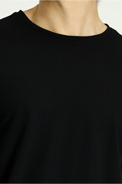 Kiğılı Βαμβακερό μπλουζάκι με λαιμόκοψη με λεπτή εφαρμογή