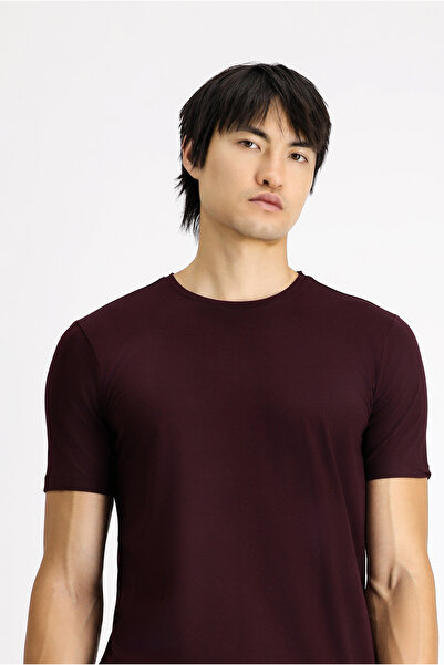 Kiğılı Crew Neck Slim Fit Slim Fit Cotton T-Shirt