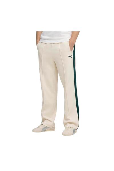 Puma 632995-87 T7 Relaxed Track Pants Sweatpants Cream