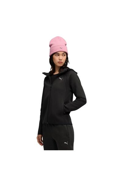 Puma 688141-01 Evostripe Full-Zip Hoodie Women's Jacket Black