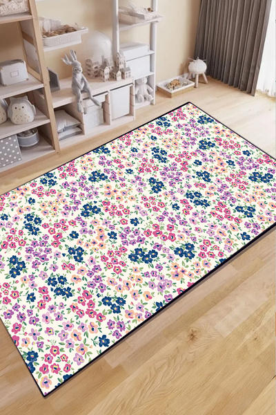 Chilai Home Reeds Dekoratif Halı, Yıkanabilir, Kaymaz Tabanlı Djth