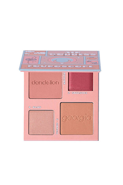 BENEFIT بنفت باليت احمر خدود وهايلايتر فورو سكوب 4 الوان