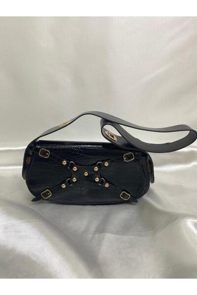 owwon Geantă de umăr pentru femei, model crocodil, cu sistem special de bloca...