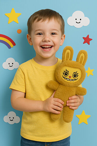 cabbaroğlu ticaret وسادة ديكور للأطفال من القطيفة من لابوبو، لعبة لابوبو رفيق...