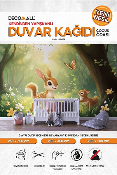 senavia farkınızı yansıtın kids089 Yeni Nesil Kendinden Yapışkanlı Çocuk Odas...