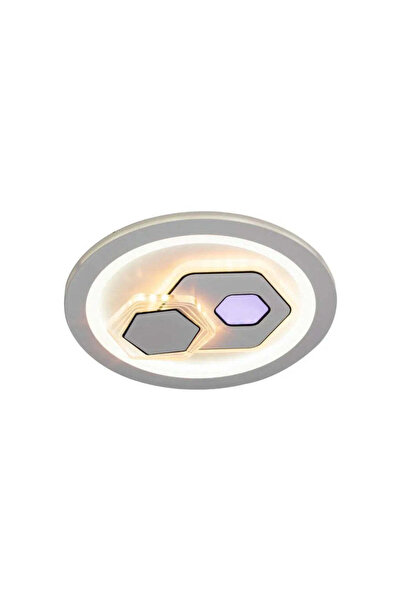 KORMAN TECHNIK Lustra LED KATHLEEN RGB 16W, lumina Calda/Neutra, Alb