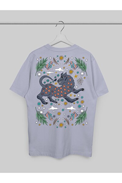 THREADCURRY The Greek Horse Relaxed Oversized Printed T-shirt for Men & Women