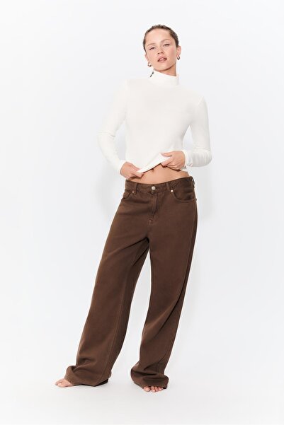 Stradivarius Basic high neck T-shirt