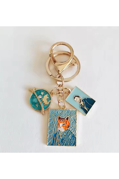 Purple Adv Van Gogh Museum Keychain