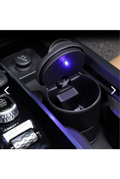 Shurima Marketing Fiat Fiorino Uyumlu Mavi Işıklı Kapaklı Küllük-Kumbara