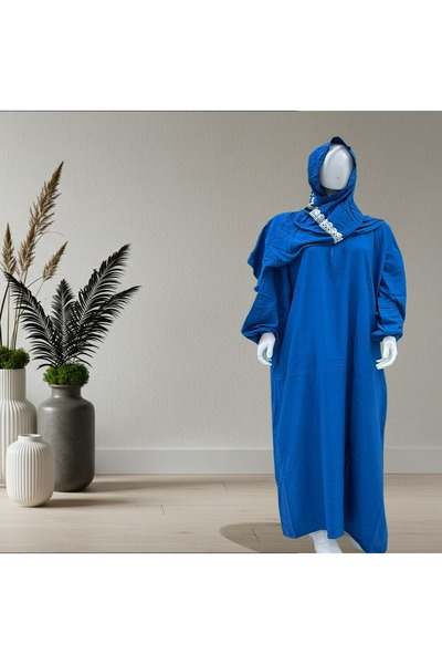 Brides Prayer gown with attached hijab, fits 60/120 kg