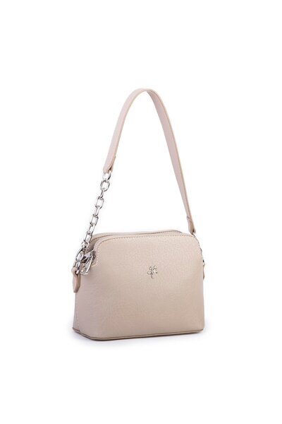 Nas Bag Lanț de umăr și cruce pentru femei și curea dublă lungă (20x15 cm) Ku...