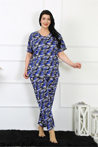 Celira Women's 5XL-6XL-7XL-8XL Plus Size Short Sleeve Pajamas Set 75010