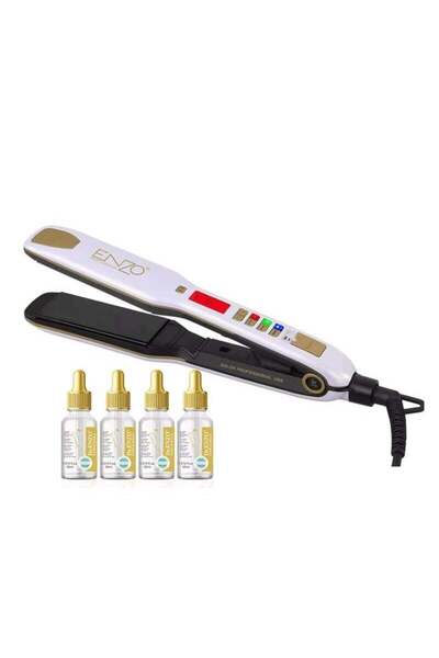 ENZO EN-5111BS professional hair straightener, Ultimate Hair Straightener with Adjustable Temperatur