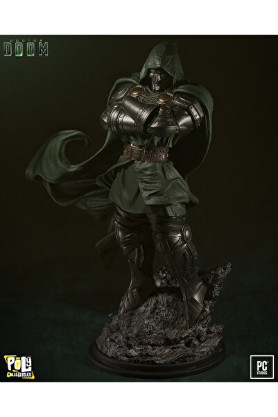 Poly Collectibles Dr. Doom – Marvel Efsanevi Kötü Karakteri Premium Collectib...