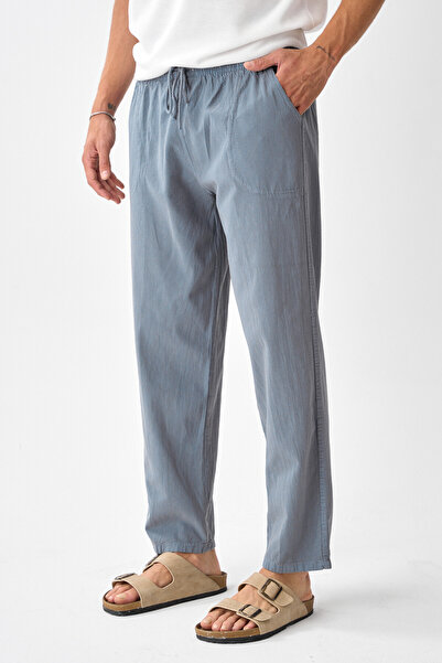 Shooter Sportswear Men's Comfortable Fit Linen Drape Pants