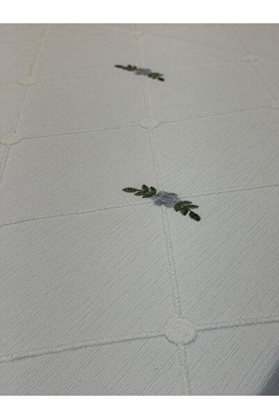 BERRY Karaca Pearl Embroidered Pique Set 260/260 cm Grayflower