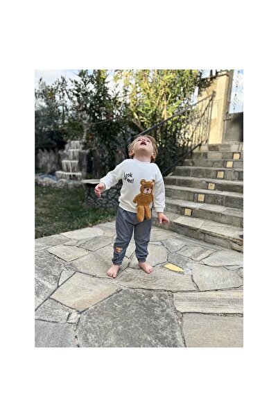 Melek Moda Παιδικό σετ 2 τεμαχίων για κορίτσια και αγόρια με παντελόνι από χτ...