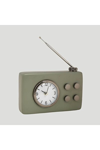 MASA SAATİ Vitale Metal Yeşil Radio Saat AK.IV0307