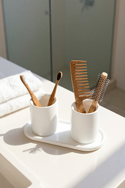 Chiko Mall ΣΕΤ ΜΠΑΝΙΟΥ ΒΑΣΗ ΟΔΟΝΤΟΒΡΑΣΙΛΗΣ ΜΕ ΔΙΣΤΑΣΗ, ΘΗΚΗ ΟΔΟΝΤΟΦΥΛΑΚΙΟΥ, Ο...