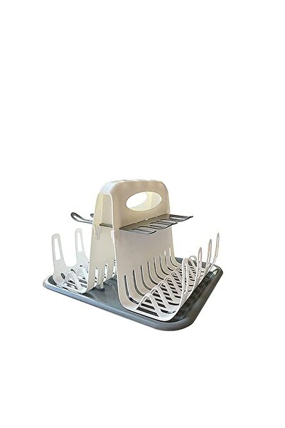 Yelajoy Baby Milk Bottles Drying Rack Portable Cleaning Dryer Storage Holder Multi-Layer Detachable with Dra