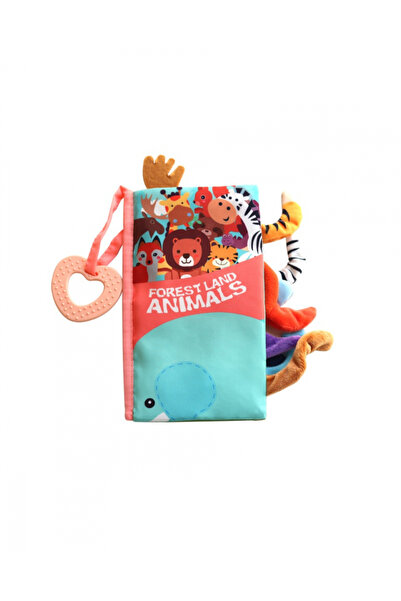 Kikka Boo Educational book with teething toy KikkaBoo Forest animals