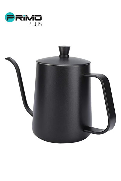 Primo Plus Hand Drip Gooseneck Tea Pot Black 600ml