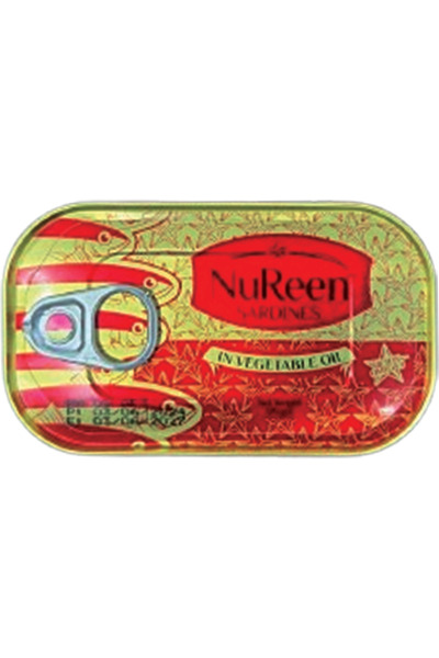 NURECE NUREEN SARDINES IN VEGETABLE OIL, 125G