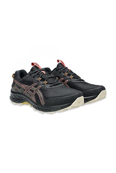 Asics Gel-Venture 10 Waterproof 1012B760 Outdoor Koşu Siyah-Mor Kadın Spor Ayakkabı