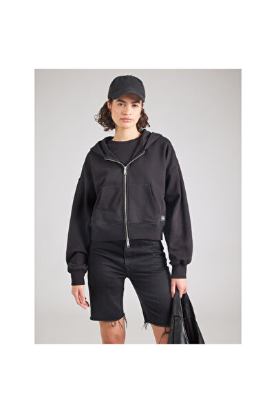 Calvin Klein Ck Lv047c216g French Terry Woven Label Fz Hood Kadın Sweatshirt