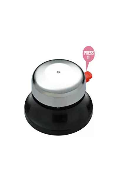 Kw-Trio Chrome Plated Metal Desk Ring Service Call Bell Button Tool