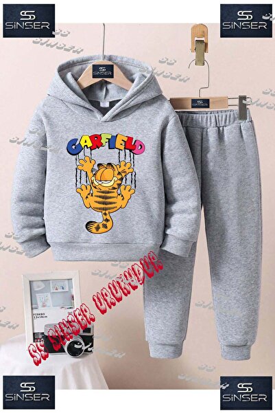 SS SİNSER Set de trening cu hanorac cu imprimeu special „GARFIELD NAIL” pentr...