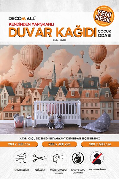 senavia farkınızı yansıtın kids111 Yeni Nesil Kendinden Yapışkanlı Çocuk Odas...