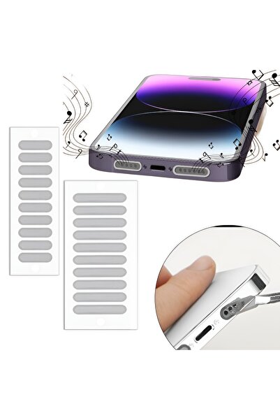 Salestore Set de 20 de autocolante din plasă anti-praf pentru difuzorul telef...