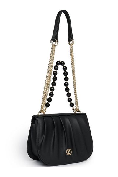 Zühre Chain Strap Bead Detailed Hand and Shoulder Bag Z0030