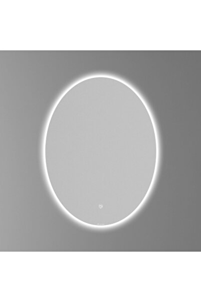 Orient Standard مرآة LED عالية الجودة على شكل بيضاوي شفافة 60 × 80 سم