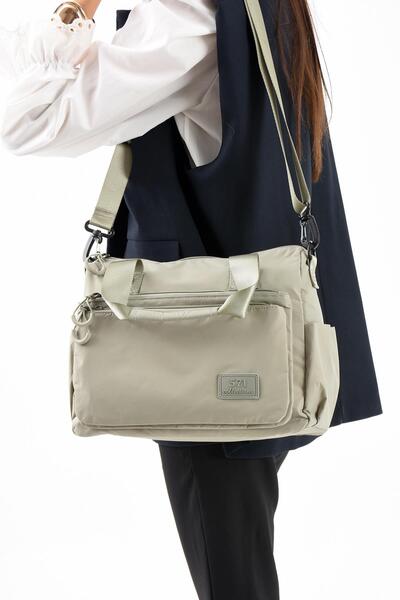 571 Collections Çanta Ultra Light Stylish and Waterproof Medium Shoulder, Handbag Mink Model: (571-13-9L)