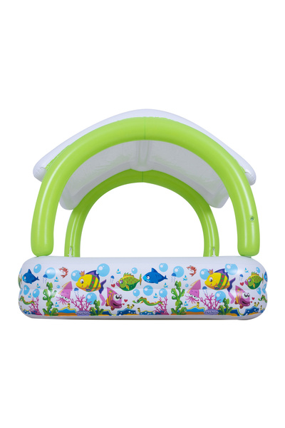 Fab N Funky مسبح مربع للأطفال بتصميم تحت الماء، 3 سنوات فما فوق، 500 × 120 × ...